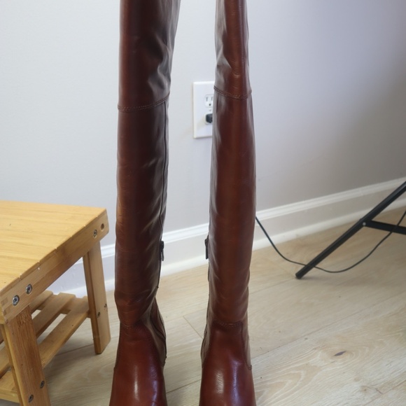 Frye Over the Knee Riding Leather Boots size 8.5 - Picture 7 of 9
